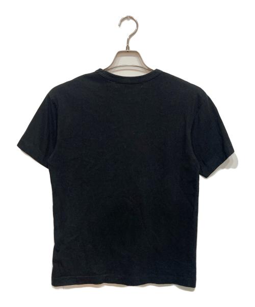 PLAY COMME des GARCONS（プレイコムデギャルソン）PLAY COMME des GARCONS (プレイコムデギャルソン) ハートワッペンTシャツ ブラック サイズ:Mの古着・服飾アイテム
