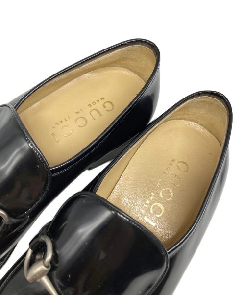 GUCCI（グッチ）GUCCI (グッチ) ホースビットローファー ブラック サイズ:42Eの古着・服飾アイテム