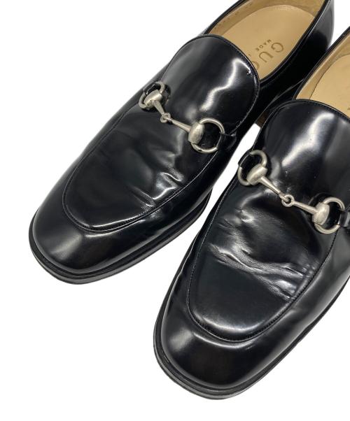GUCCI（グッチ）GUCCI (グッチ) ホースビットローファー ブラック サイズ:42Eの古着・服飾アイテム