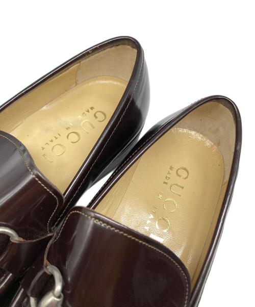 GUCCI（グッチ）GUCCI (グッチ) ホースビットローファー ブラウン サイズ:42Eの古着・服飾アイテム