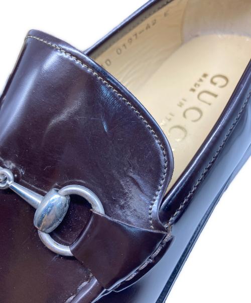 GUCCI（グッチ）GUCCI (グッチ) ホースビットローファー ブラウン サイズ:42Eの古着・服飾アイテム