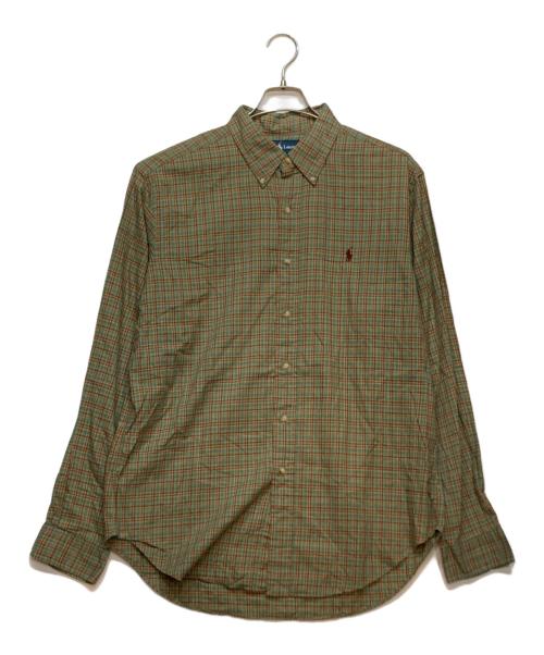 RALPH LAUREN（ラルフローレン）RALPH LAUREN (ラルフローレン) ボタンダウンシャツ グリーン サイズ:Lの古着・服飾アイテム