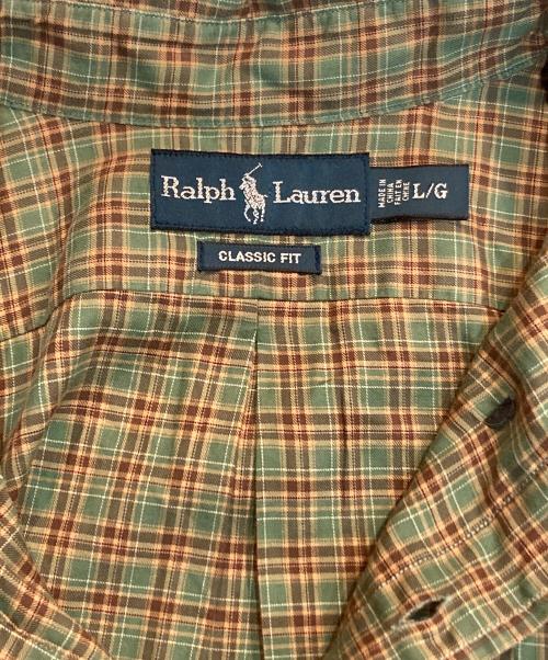 RALPH LAUREN（ラルフローレン）RALPH LAUREN (ラルフローレン) ボタンダウンシャツ グリーン サイズ:Lの古着・服飾アイテム