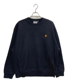 CarHartt（カーハート）の古着「AMERICAN SCRIPT SWEAT」｜ブラック