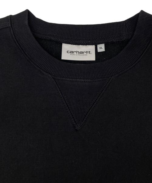 CarHartt（カーハート）CarHartt (カーハート) AMERICAN SCRIPT SWEAT ブラック サイズ:XLの古着・服飾アイテム