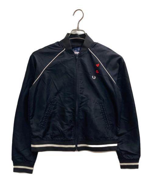 FRED PERRY × amy（フレッドペリー）FRED PERRY × amy (フレッドペリー) ジップアップジャケット ブラック サイズ:36の古着・服飾アイテム