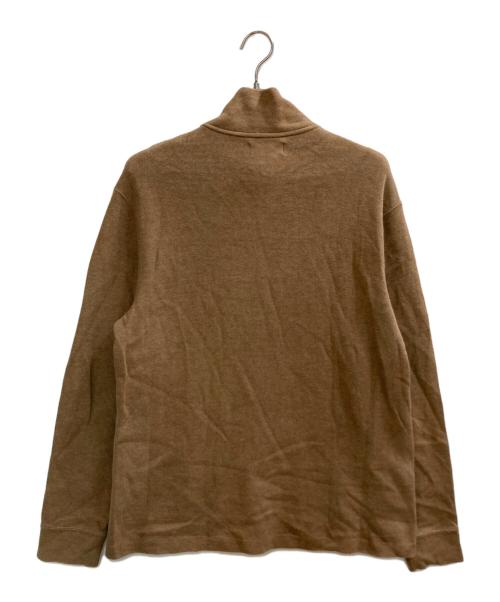 POLO RALPH LAUREN（ポロ・ラルフローレン）POLO RALPH LAUREN (ポロ・ラルフローレン) ハーフジップスウェット ブラウン サイズ:Lの古着・服飾アイテム