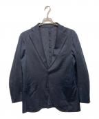 SHIPSシップス）の古着「ラミー ジャージー ジャケット」｜ネイビー
