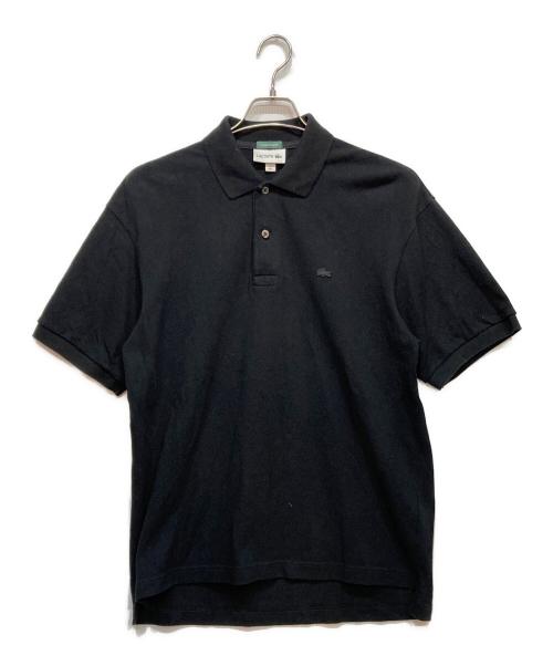 LACOSTE（ラコステ）LACOSTE (ラコステ) 別注 ヘビー ピケ ポロシャツ ブラック サイズ:Lの古着・服飾アイテム