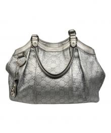GUCCI（グッチ）の古着「ハンドバッグ」｜シルバー