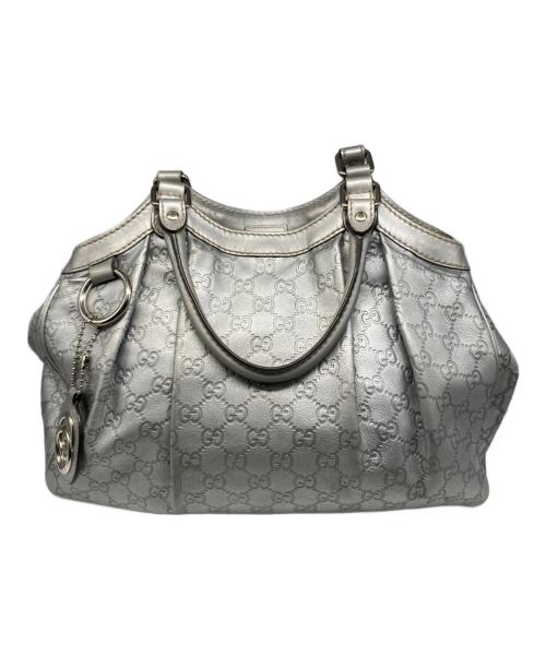 GUCCI（グッチ）GUCCI (グッチ) ハンドバッグ シルバーの古着・服飾アイテム