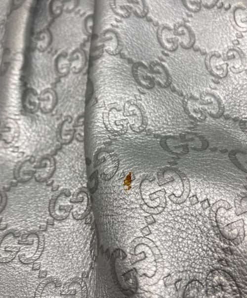 GUCCI（グッチ）GUCCI (グッチ) ハンドバッグ シルバーの古着・服飾アイテム