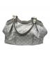 GUCCI (グッチ) ハンドバッグ シルバー：50000円