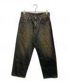 BEAMSビームス）の古着「Wide Denim Pants」｜インディゴ
