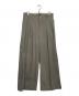 MAISON SPECIAL（メゾンスペシャル）の古着「Prime-Wide Two-tuck Trousers」｜グレー