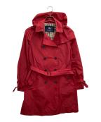 BURBERRY LONDONバーバリーロンドン）の古着「パッカブルコート」｜レッド