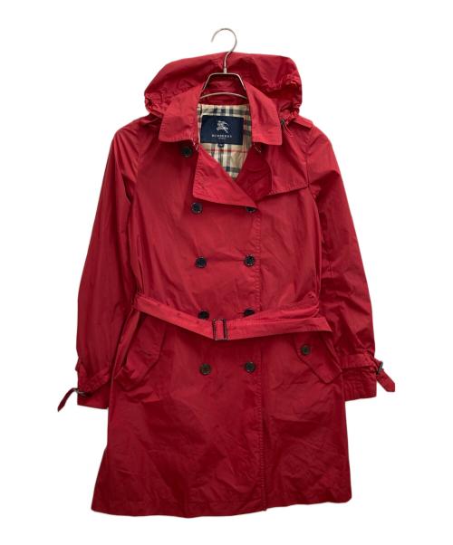 BURBERRY LONDON（バーバリーロンドン）BURBERRY LONDON (バーバリーロンドン) パッカブルコート レッド サイズ:38の古着・服飾アイテム