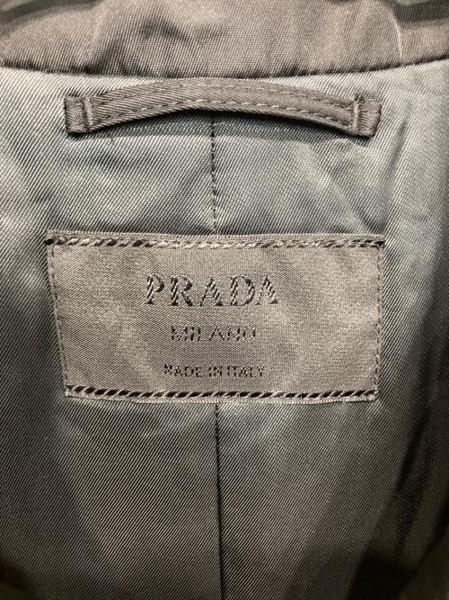 PRADA（プラダ）PRADA (プラダ) ナイロンステンカラーコート ブラック サイズ:50の古着・服飾アイテム