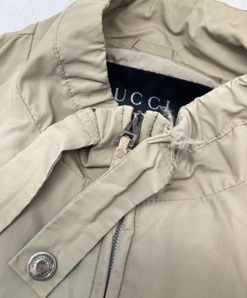 GUCCI（グッチ）GUCCI (グッチ) スタンドカラージャケット ベージュ サイズ:52の古着・服飾アイテム