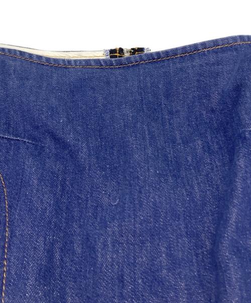 tricot COMME des GARCONS（トリココムデギャルソン）tricot COMME des GARCONS (トリココムデギャルソン) ティアード デニム スカート インディゴ サイズ:Mの古着・服飾アイテム
