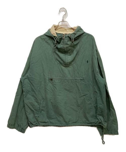 POLO RALPH LAUREN（ポロ・ラルフローレン）POLO RALPH LAUREN (ポロ・ラルフローレン) アノラックパーカー グリーン サイズ:XLの古着・服飾アイテム