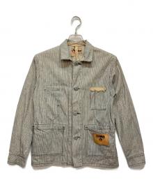 NIGEL CABOURN（ナイジェルケーボン）の古着「LYBRO ヒッコリーカバーオール」｜グレー