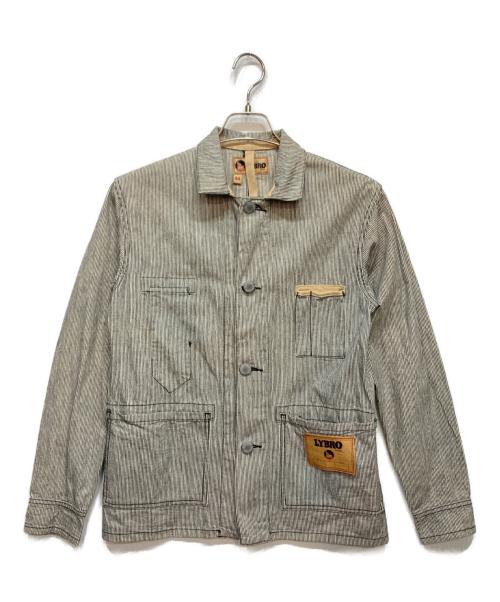 NIGEL CABOURN（ナイジェルケーボン）NIGEL CABOURN (ナイジェルケーボン) LYBRO ヒッコリーカバーオール グレー サイズ:44の古着・服飾アイテム