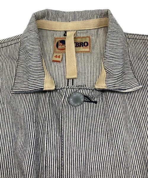 NIGEL CABOURN（ナイジェルケーボン）NIGEL CABOURN (ナイジェルケーボン) LYBRO ヒッコリーカバーオール グレー サイズ:44の古着・服飾アイテム