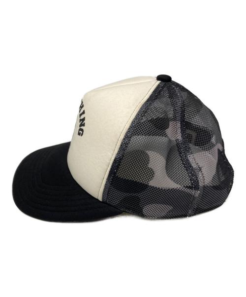 A BATHING APE（アベイシングエイプ）A BATHING APE (アベイシングエイプ) メッシュキャップ ブラック サイズ:Fの古着・服飾アイテム