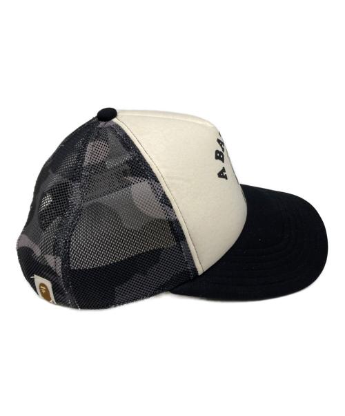 A BATHING APE（アベイシングエイプ）A BATHING APE (アベイシングエイプ) メッシュキャップ ブラック サイズ:Fの古着・服飾アイテム