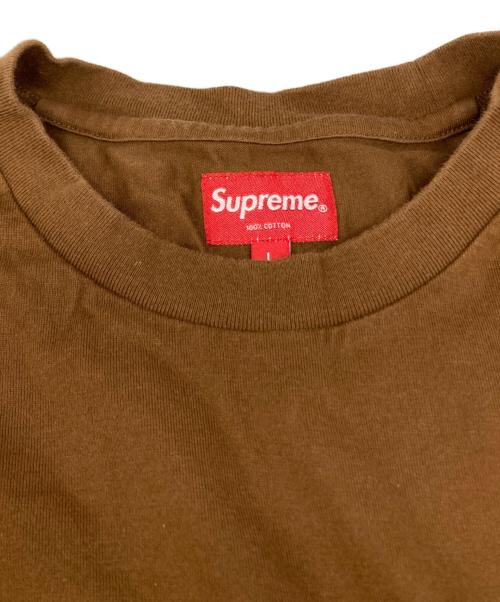 SUPREME（シュプリーム）SUPREME (シュプリーム) Small Box Logo Tee ブラウン サイズ:Lの古着・服飾アイテム