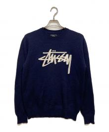 stussy（ステューシー）の古着「ロゴニット」｜ネイビー