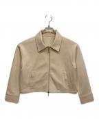 PROPORTION BODY DRESSINGプロポーションボディドレッシング）の古着「襟付きジップカットジャケット」｜アイボリー
