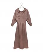 HER LIP TOハーリップトゥ）の古着「Montecristo Long Dress」｜ピンク