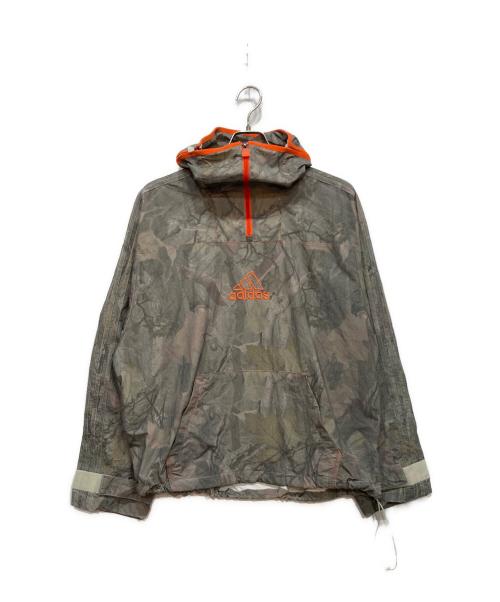 adidas（アディダス）adidas (アディダス) Originals Camo Q1 ジャケット グレー サイズ:XLの古着・服飾アイテム