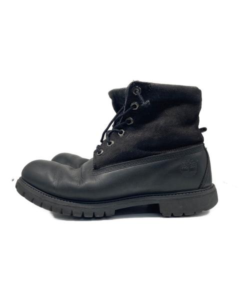 Timberland（ティンバーランド）Timberland (ティンバーランド) ロールトップ レースアップブーツ ブラック サイズ:不明の古着・服飾アイテム