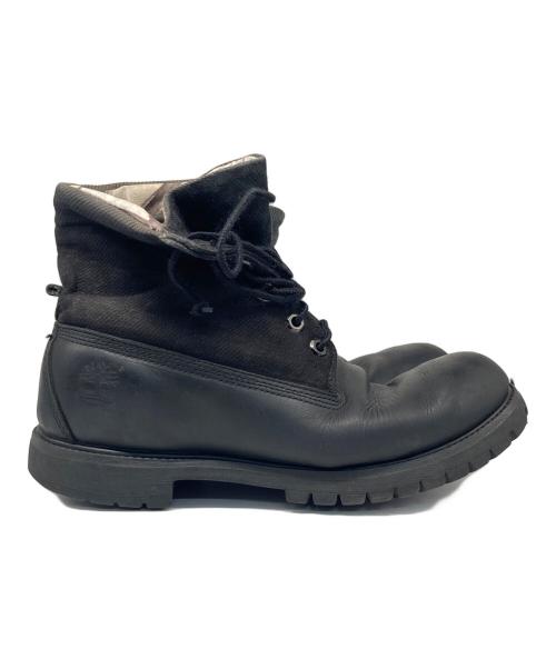 Timberland（ティンバーランド）Timberland (ティンバーランド) ロールトップ レースアップブーツ ブラック サイズ:不明の古着・服飾アイテム