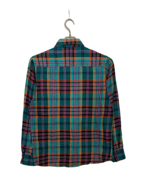 stussy（ステューシー）stussy (ステューシー) スナップチェックシャツ グリーン サイズ:Mの古着・服飾アイテム