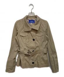 BURBERRY BLUE LABEL（バーバリー ブルー レーベル）の古着「ミリタリー ジャケット」｜ベージュ