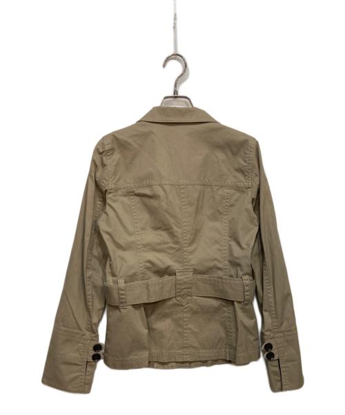 BURBERRY BLUE LABEL（バーバリー ブルー レーベル）BURBERRY BLUE LABEL (バーバリー ブルー レーベル) ミリタリー ジャケット ベージュ サイズ:36の古着・服飾アイテム