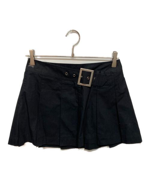BURBERRY BLUE LABEL（バーバリー ブルー レーベル）BURBERRY BLUE LABEL (バーバリー ブルー レーベル) プリーツスカート ブラック サイズ:36の古着・服飾アイテム