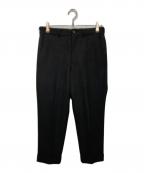 COMME des GARCONS COMME des GARCONSコムデギャルソン コムデギャルソン）の古着「ウール クロップド パンツ」｜ブラック