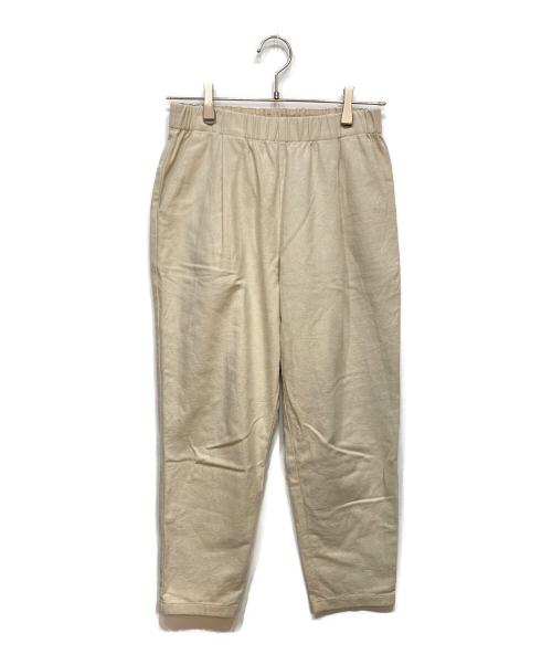 evam eva（エヴァムエヴァ）evam eva (エヴァムエヴァ) narrow pants ナロー パンツ ベージュ サイズ:1の古着・服飾アイテム