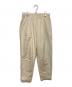 evam eva（エヴァムエヴァ）の古着「narrow pants ナロー パンツ」｜ベージュ