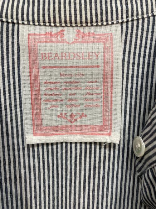 BEARDSLEY（ビアズリー）BEARDSLEY (ビアズリー) 先染めギャザーワンピース グレー サイズ:1の古着・服飾アイテム