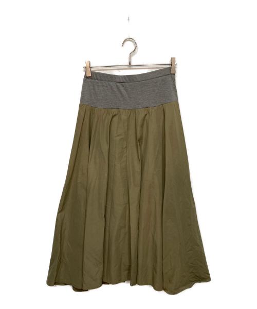 BEARDSLEY（ビアズリー）BEARDSLEY (ビアズリー) ウエストリブスカート グレー サイズ:FREEの古着・服飾アイテム