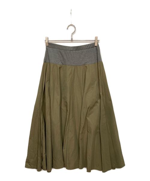 BEARDSLEY（ビアズリー）BEARDSLEY (ビアズリー) ウエストリブスカート グレー サイズ:FREEの古着・服飾アイテム
