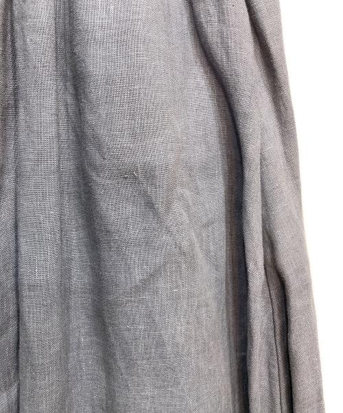 BEARDSLEY（ビアズリー）BEARDSLEY (ビアズリー) リネンサルエルワイドパンツ ブルー サイズ:FREEの古着・服飾アイテム