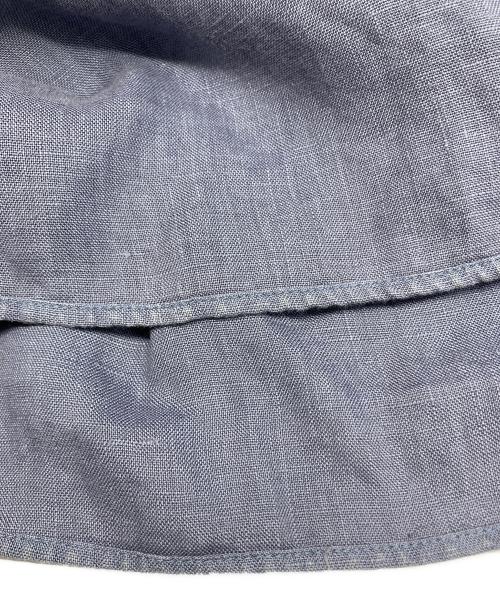 BEARDSLEY（ビアズリー）BEARDSLEY (ビアズリー) リネンサルエルワイドパンツ ブルー サイズ:FREEの古着・服飾アイテム