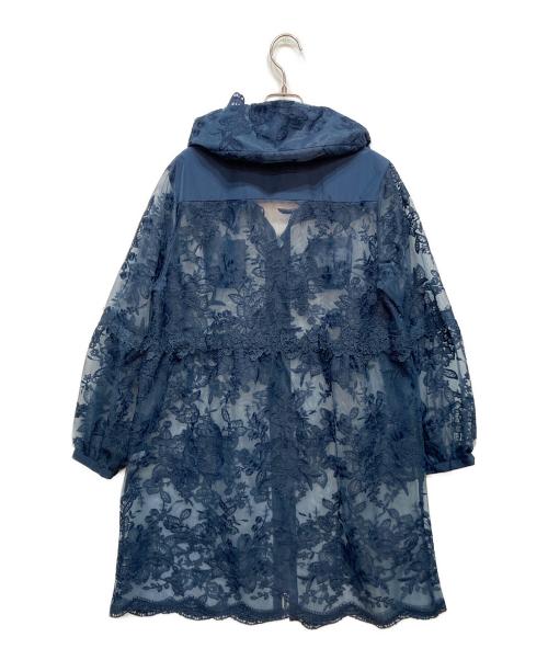 Super Beauty（スーパービューティ）Super Beauty (スーパービューティ) フラワー刺繍レースコート ネイビー サイズ:42の古着・服飾アイテム